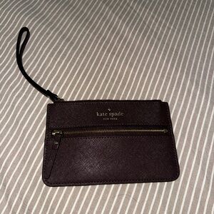 Kate Spade Brown Wristlet Clutch